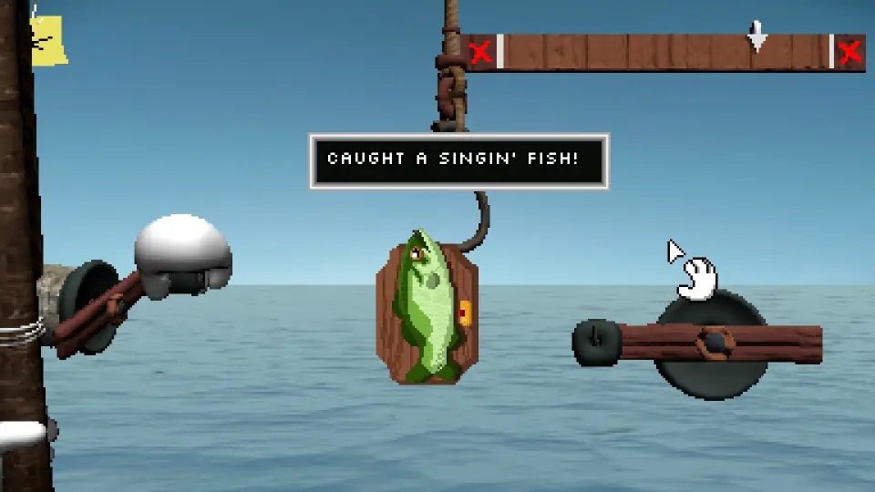 Singin' Fish caught in Endacopia