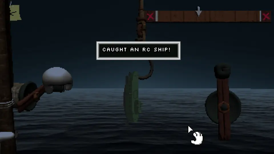 RC Ship caught in Endacopia